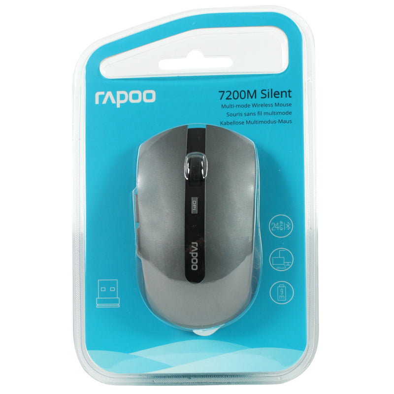 Afbeelding laden in galerijviewer, Rapoo muis mm 2.4ghz grijs7200
