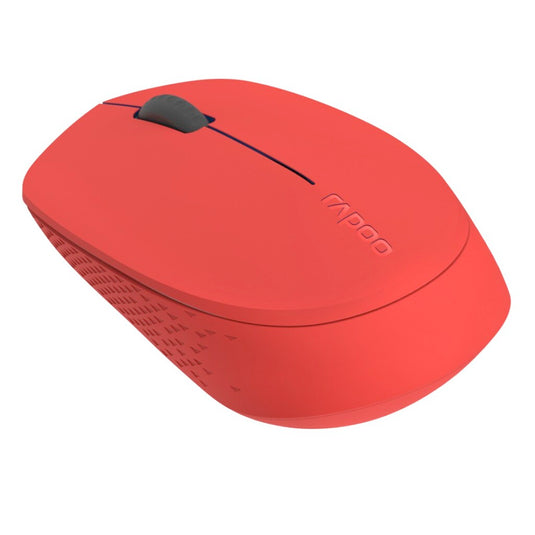 Rapoo m100 silent stille multimodus draadloze optische muis rood