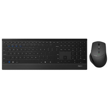 Afbeelding laden in galerijviewer, Rapoo 9500m multi-mode wireless optical combo set ui version black

