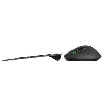 Afbeelding laden in galerijviewer, Rapoo 9500m multi-mode wireless optical combo set ui version black
