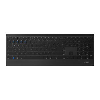 Afbeelding laden in galerijviewer, Rapoo 9500m multi-mode wireless optical combo set ui version black
