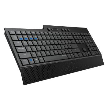 Afbeelding laden in galerijviewer, Rapoo 8200t multimodus draadloze desktop combo set zwart qwerty us

