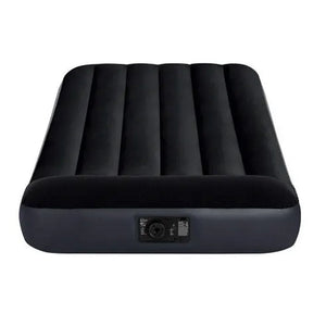 Intex 64146 pillow rest classic twin luchtbed + pomp 99x191x25 cm zwart