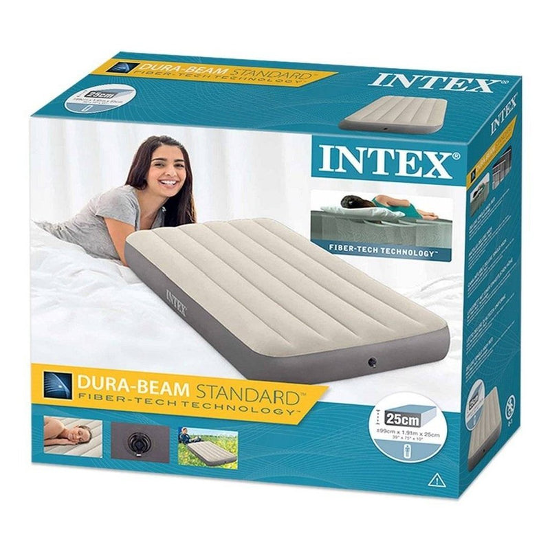 Afbeelding laden in galerijviewer, Intex Deluxe luchtbed - eenpersoons
