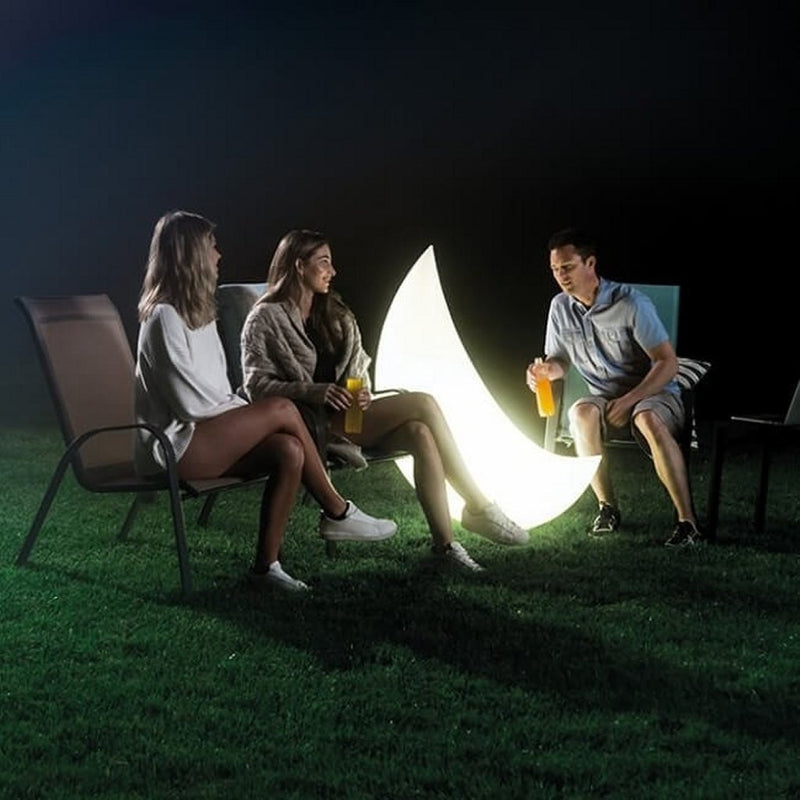 Afbeelding laden in galerijviewer, Intex 68693 Opblaasbare LED-Verlichting Halve Maan 135x43x89 cm
