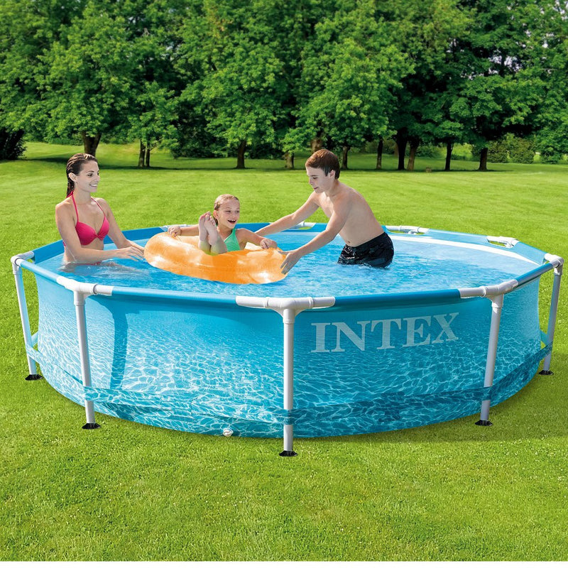 Afbeelding laden in galerijviewer, Intex 28206np beachside metal frame zwembad 305x76 cm zonder filterpomp
