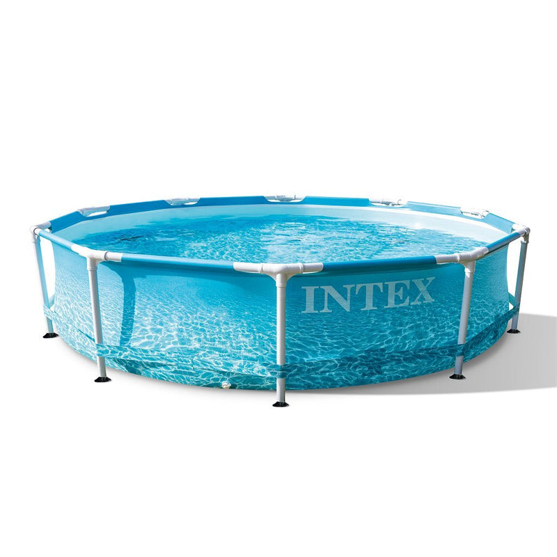 Afbeelding laden in galerijviewer, Intex 28206np beachside metal frame zwembad 305x76 cm zonder filterpomp
