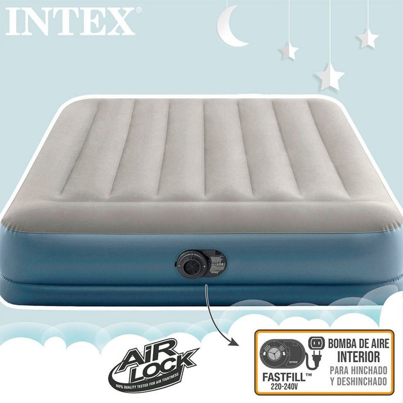 Afbeelding laden in galerijviewer, Intex - Pillow Rest Mid-Rise luchtbed - tweepersoons
