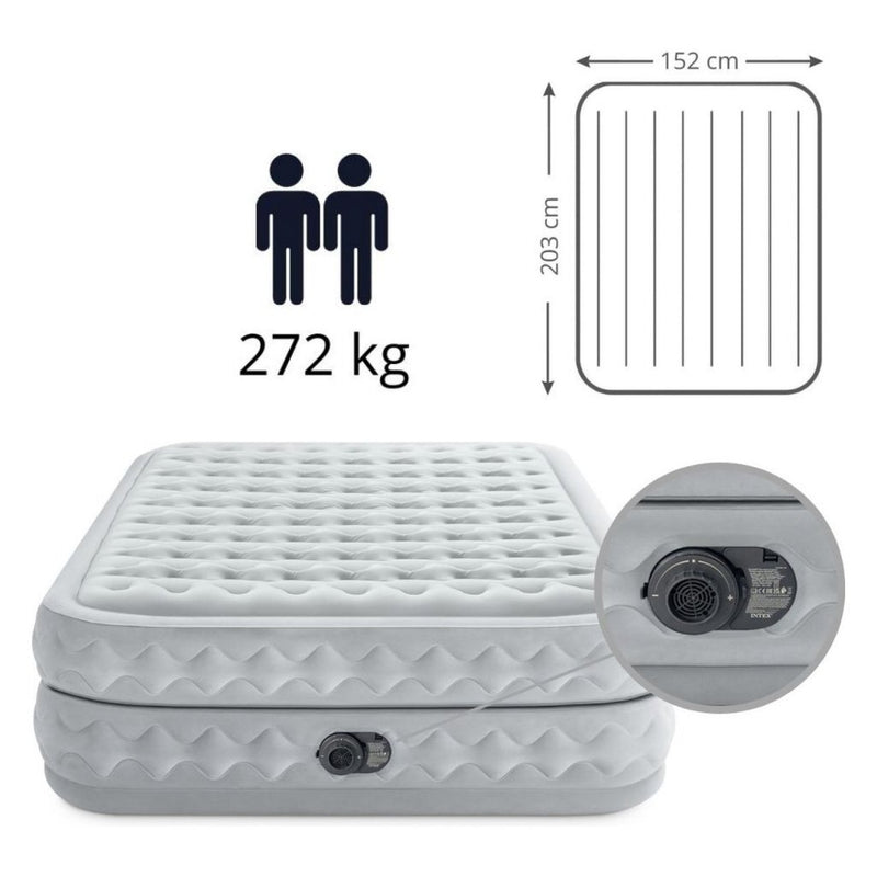 Afbeelding laden in galerijviewer, Intex Supreme Air-Flow luchtbed - tweepersoons
