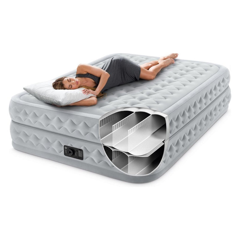 Afbeelding laden in galerijviewer, Intex Supreme Air-Flow luchtbed - tweepersoons
