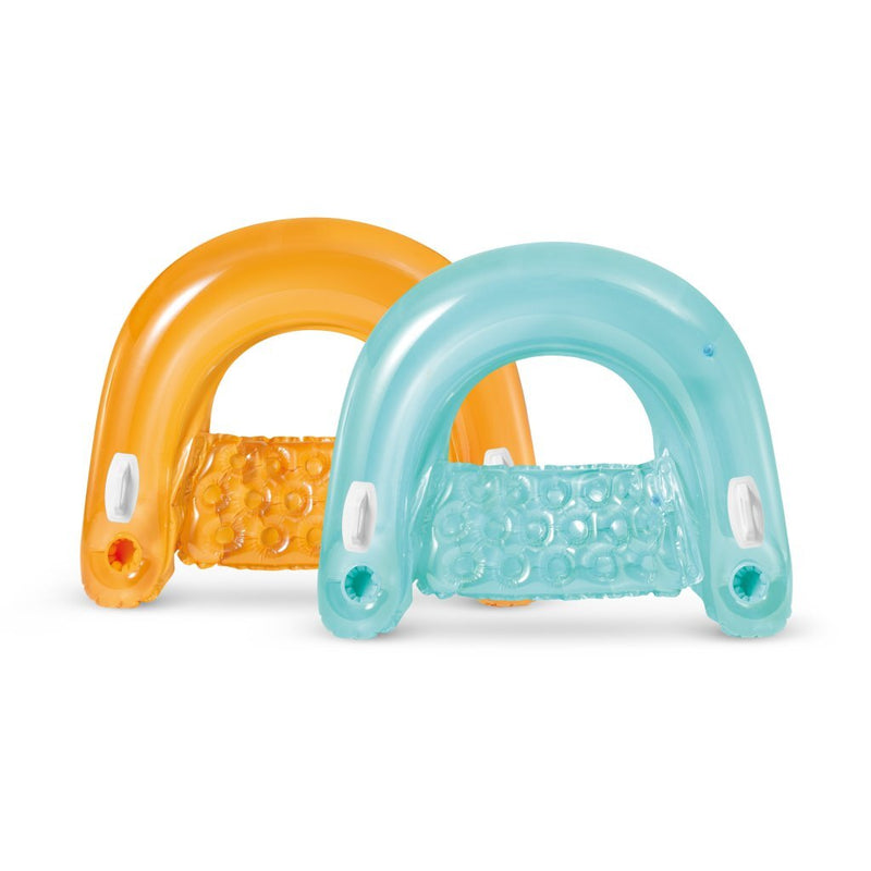 Afbeelding laden in galerijviewer, Intex 58859eu wet set collection sit #039;n float opblaasbare drijfstoel verschillende kleuren
