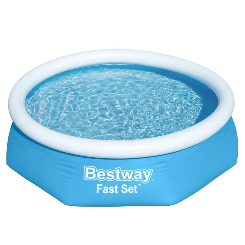 Afbeelding laden in galerijviewer, Bestway zwembad fast set rond 244x61 cm blauw
