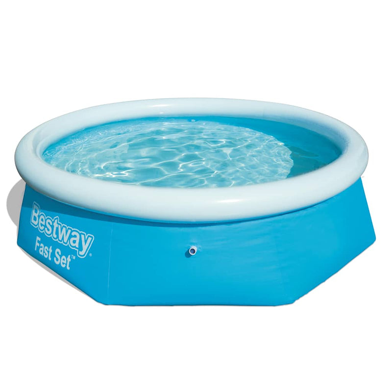 Afbeelding laden in galerijviewer, Bestway zwembad opblaasbaar fast set rond 244x66 cm 57265
