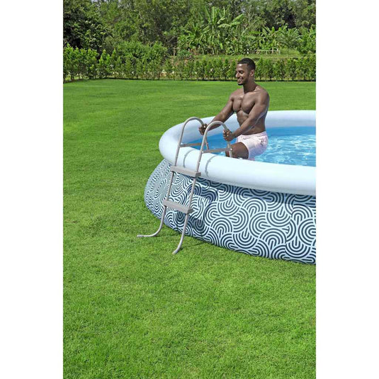 Bestway zwembadladder 2 treden flowclear 84 cm