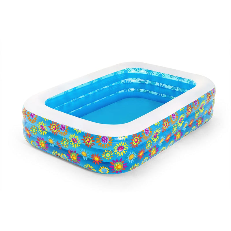 Afbeelding laden in galerijviewer, Bestway kinderzwembad opblaasbaar 229x152x56 cm blauw
