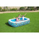Bestway kinderzwembad opblaasbaar 229x152x56 cm blauw