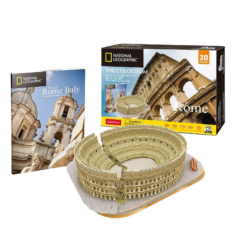 Afbeelding laden in galerijviewer, Cubic fun national geographic - 3d puzzel - het colosseum
