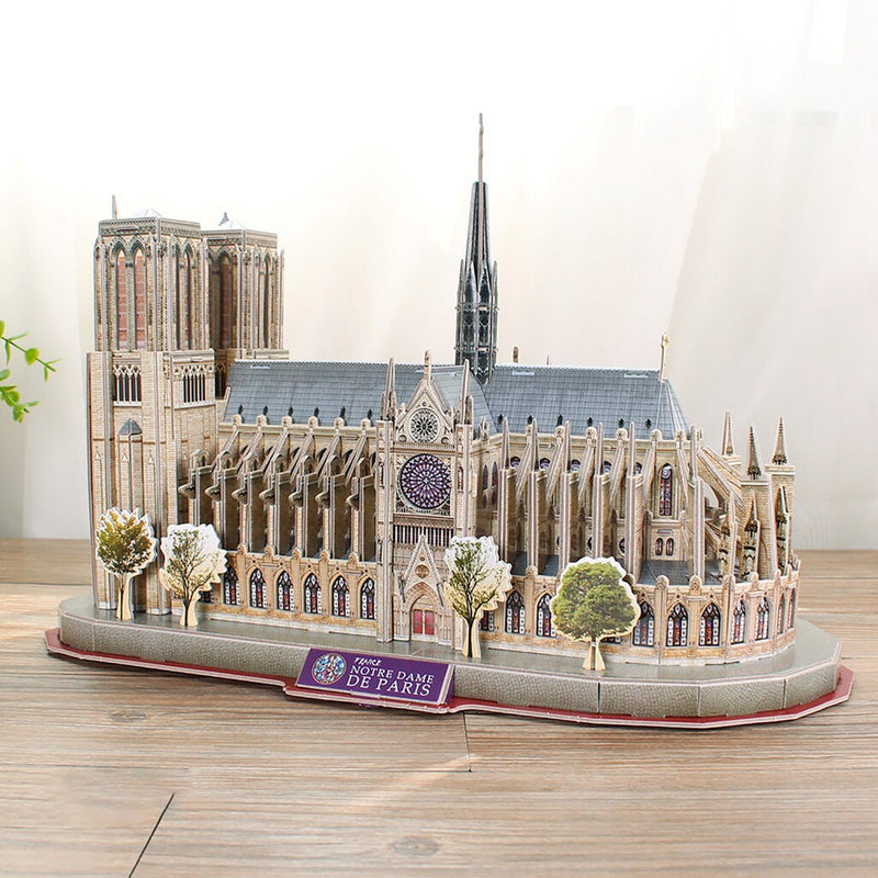Afbeelding laden in galerijviewer, Cubic fun national geographic 3d puzzel notre-dame parijs 128 stukjes
