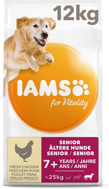 Iams dog senior large kip 12 kg