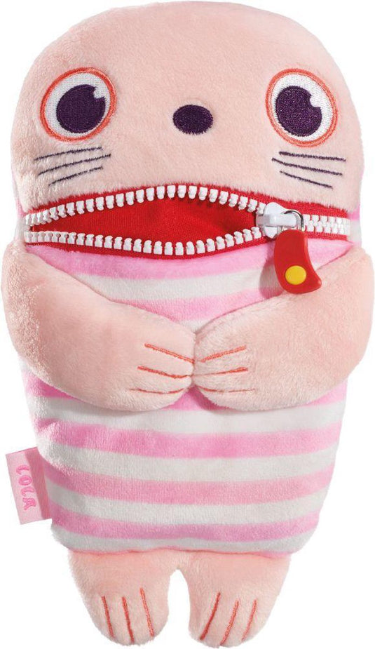 Schmidt spiele zorgenvriendje lola - zachte pluche knuffel met ritsmond voor zorgen en angsten - perfect voor kinderen om gevoelens uit te drukken - troostend, wasbaar knuffelbaar - ideaal cadeau voor peuters, kleuters schoolgaande kinderen