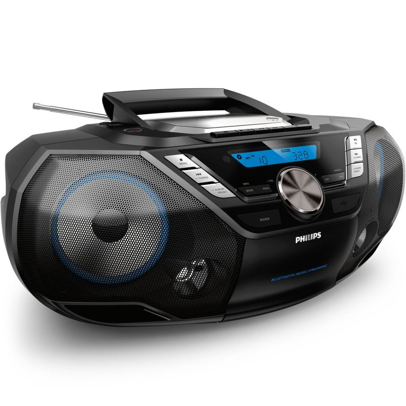 Afbeelding laden in galerijviewer, Philips AZB798T 12 Draagbare CD-Radiospeler Zwart
