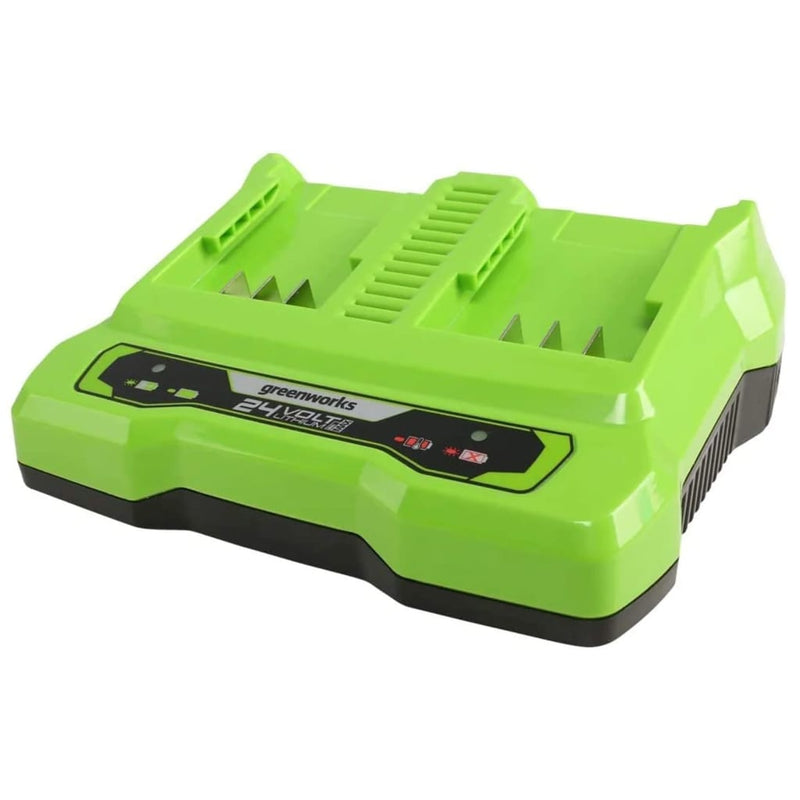 Afbeelding laden in galerijviewer, Greenworks Greenworks Acculader met dubbele poort 24 V 2 A
