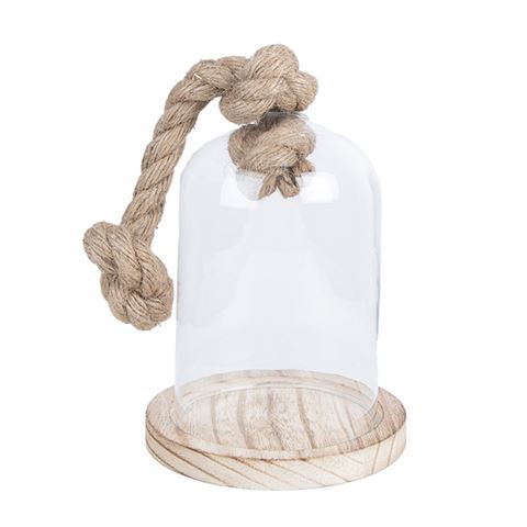 Afbeelding laden in galerijviewer, Clayre eef 6gl2220 stolp transparant 12x19 cm
