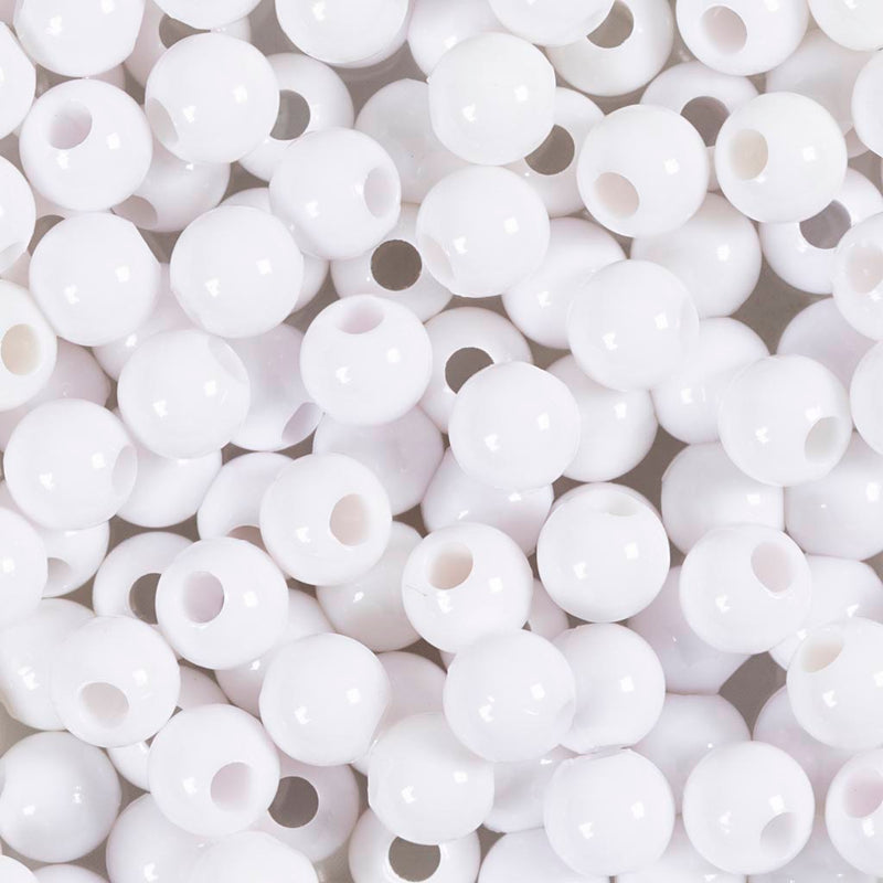 Afbeelding laden in galerijviewer, Https: www.cchobby.nl plastic-kralen-d-6-mm-gatgrootte-1-5-mm-wit-300-gr-1-doos
