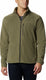 Columbia fast trek ii vest heren met rits - fleece vest heren - outdoorvest - donkergroen - maat s