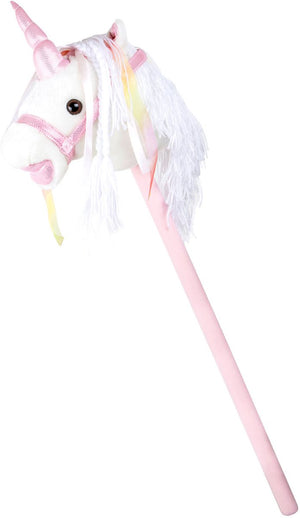 Small foot - houten stokpaard eenhoorn, 90cm