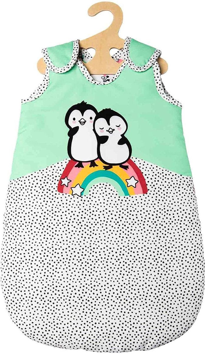 Afbeelding laden in galerijviewer, Heless poppen slaapzak pinguin, 35-45 cm
