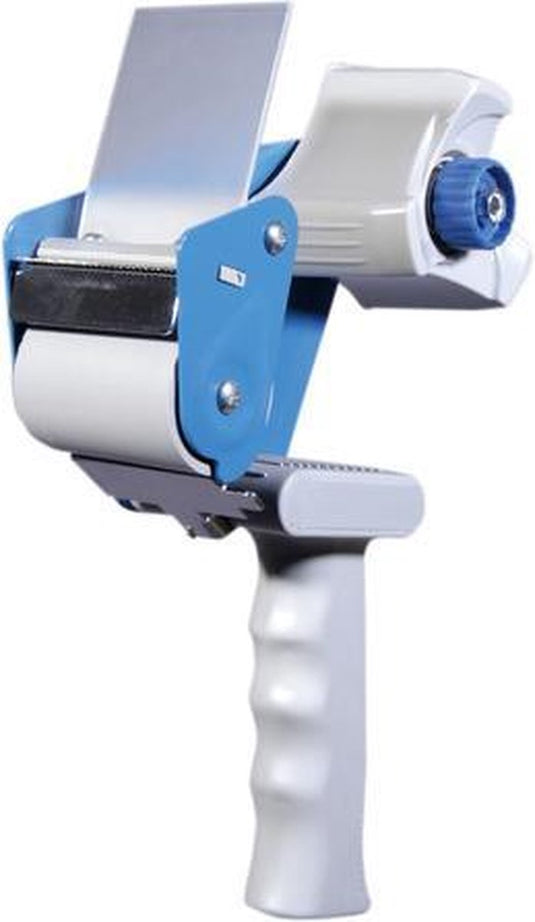 Raadhuis tape dispenser - handdozensluiter - grijs blauw