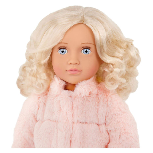 Our generation ava pop met bontjas - 46cm