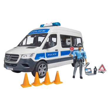 Bruder mercedes benz sprinter politiehulpvoertuig kant-en-klaar model hulpdienstvoertuig (model)