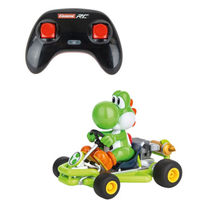 Carrera rc mario pipe kart auto racing yoshi - 1:18