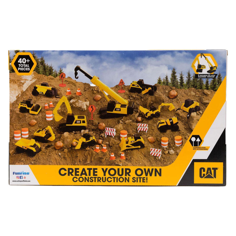 Afbeelding laden in galerijviewer, Cat little machines mega set bouwvoertuigen - 40dlg.
