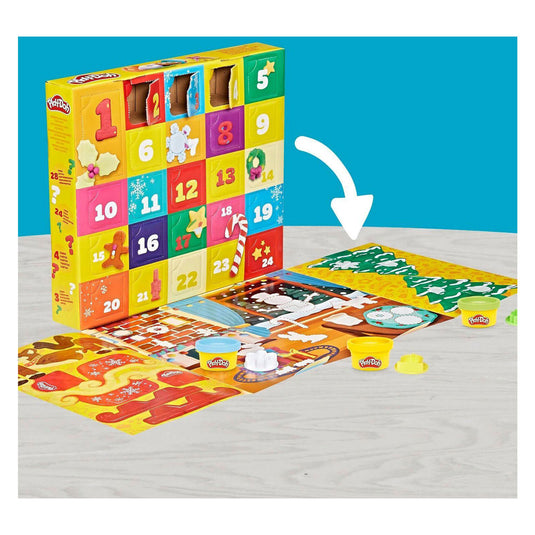 Play-doh adventskalender speelset
