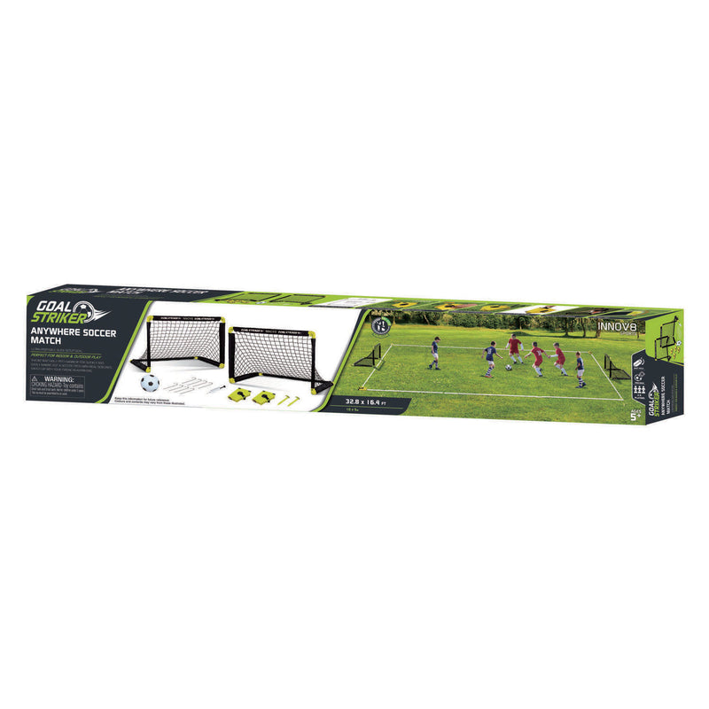 Afbeelding laden in galerijviewer, Anywhere soccer match voetbaldoel set 2 x 91 x 61 x 61 cm
