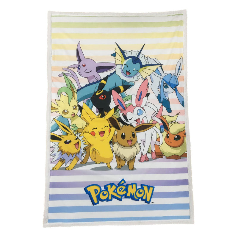 Afbeelding laden in galerijviewer, Pokémon pokemon evolutions fleeceplaid 100x150cm
