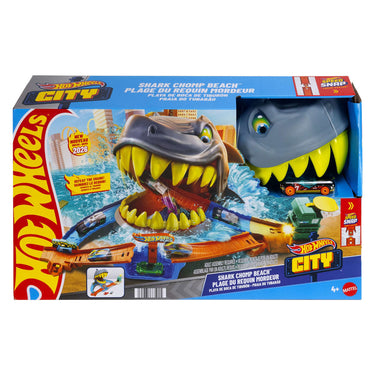 Hot wheels city plage shark chomp racebaan