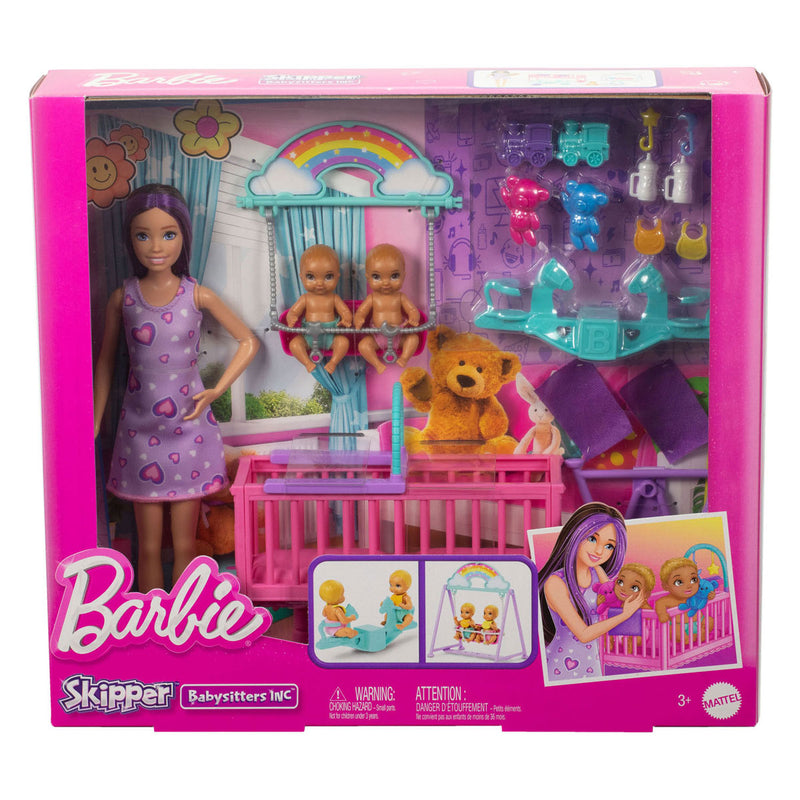 Afbeelding laden in galerijviewer, Mattel barbie skipper babysitter speelset

