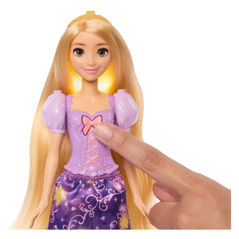 Afbeelding laden in galerijviewer, Mattel disney princess lichtgevend haar rapunzel modepop - magisch haar modepop speelgoed
