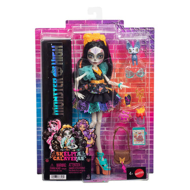 Monster high skelita calaveras - modepop met huisdier candelita