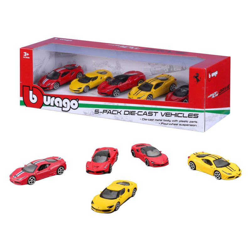 Afbeelding laden in galerijviewer, Burago ferrari die cast auto's 1:64 - 5st.
