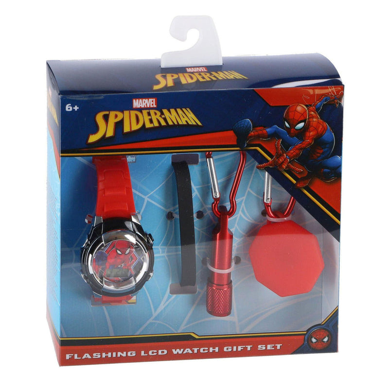Afbeelding laden in galerijviewer, Horloge cadeauset spiderman - 4dlg.
