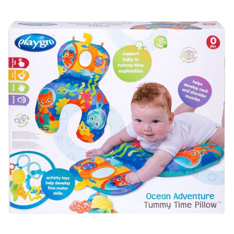 Afbeelding laden in galerijviewer, Ocean tummy time activiteitenkussen
