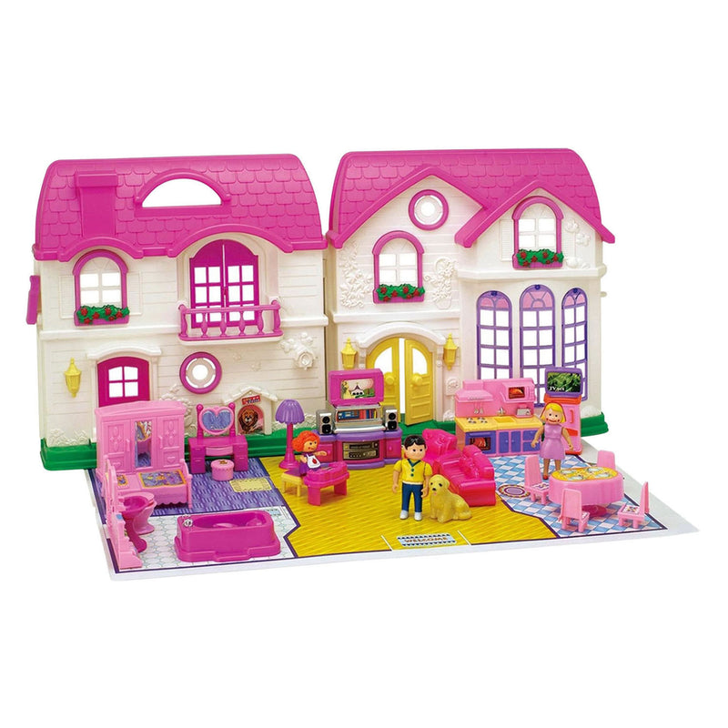 Afbeelding laden in galerijviewer, My sweet home poppenhuis met licht en geluid
