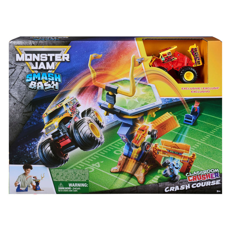 Afbeelding laden in galerijviewer, Monster jam spin master speelgoed crash course set met monstertruck 1:64.
