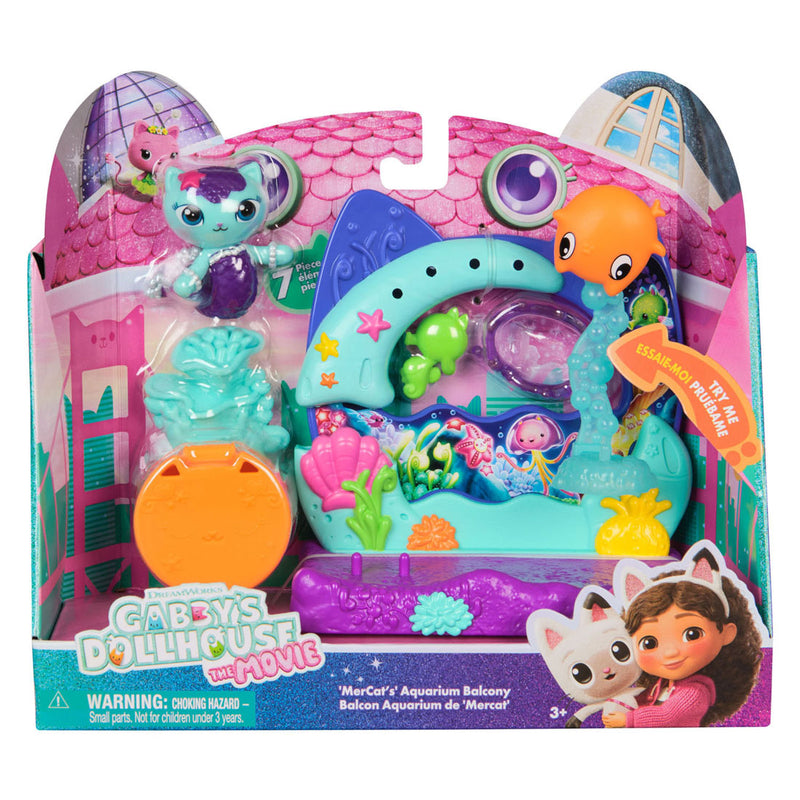 Afbeelding laden in galerijviewer, Gabby's poppenhuis gabby’s poppenhuis – meerminkat's aquarium balkon speelset
