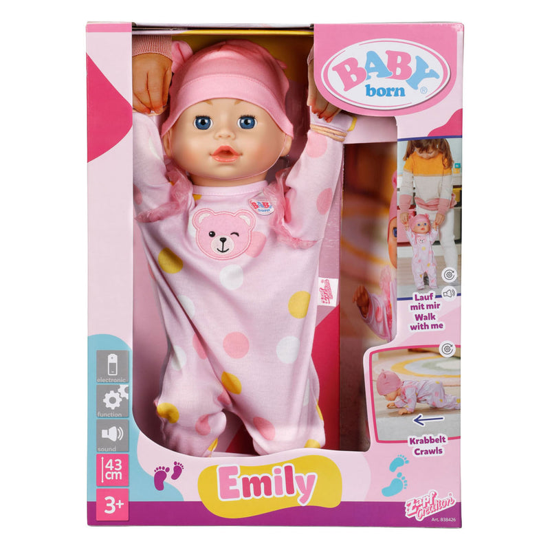 Afbeelding laden in galerijviewer, Baby born emily walk with me - 43cm
